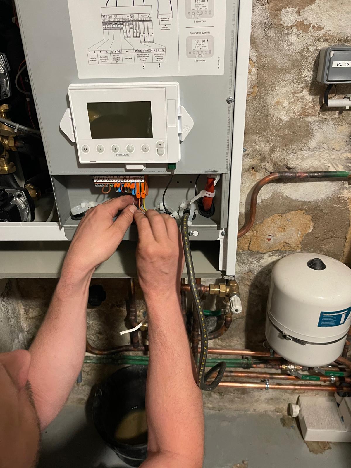 Installation chaudière à condensation – Cergy (95)